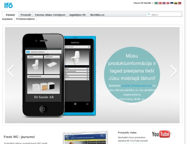 IF:O Sanit:ar AB filiāle Latvijā, 